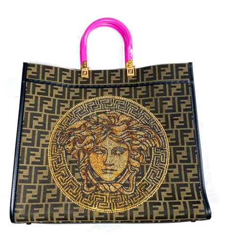 fendi versace bag|fendi versace tote bag.